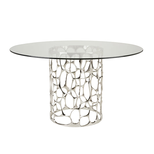 MARIO DINING TABLE Silver