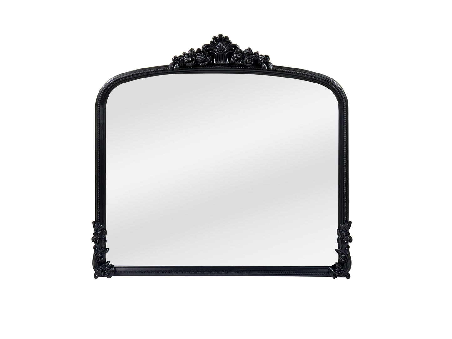 Eleanor Wall Mirror: Matte Black Frame