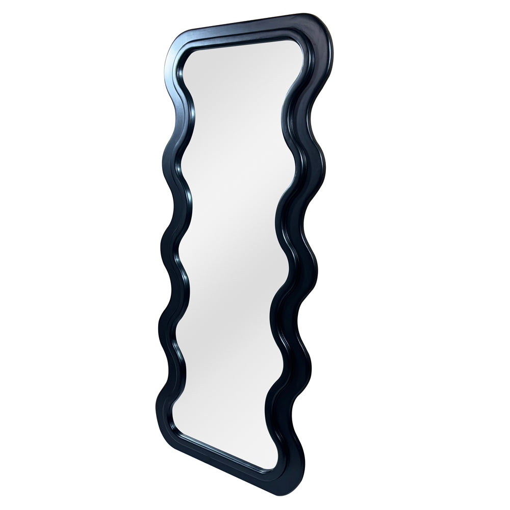 Marlon Floor Mirror: Matte Black Frame