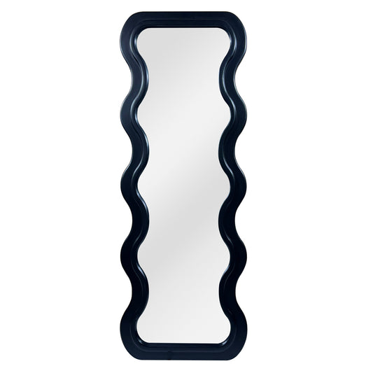 Marlon Floor Mirror: Matte Black Frame