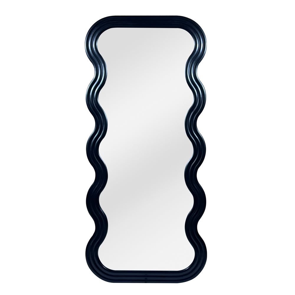 Arden Floor Mirror: Matte Black Frame