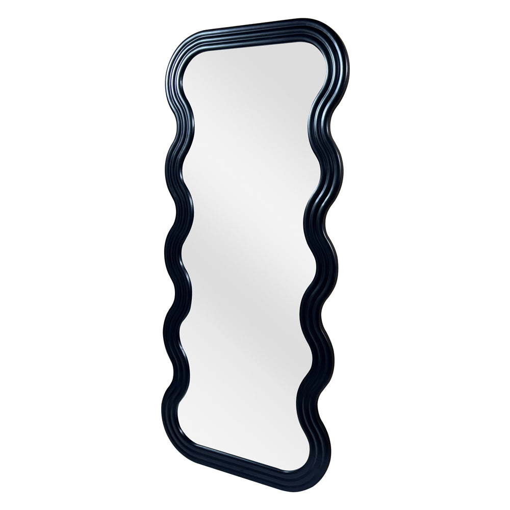 Arden Floor Mirror: Matte Black Frame