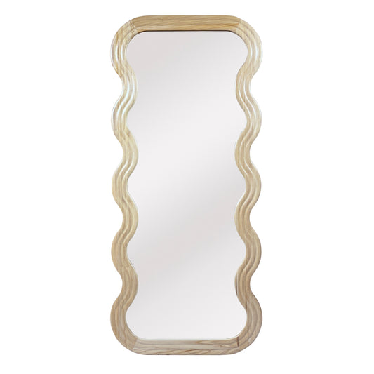Arden Floor Mirror: Natural Color Frame
