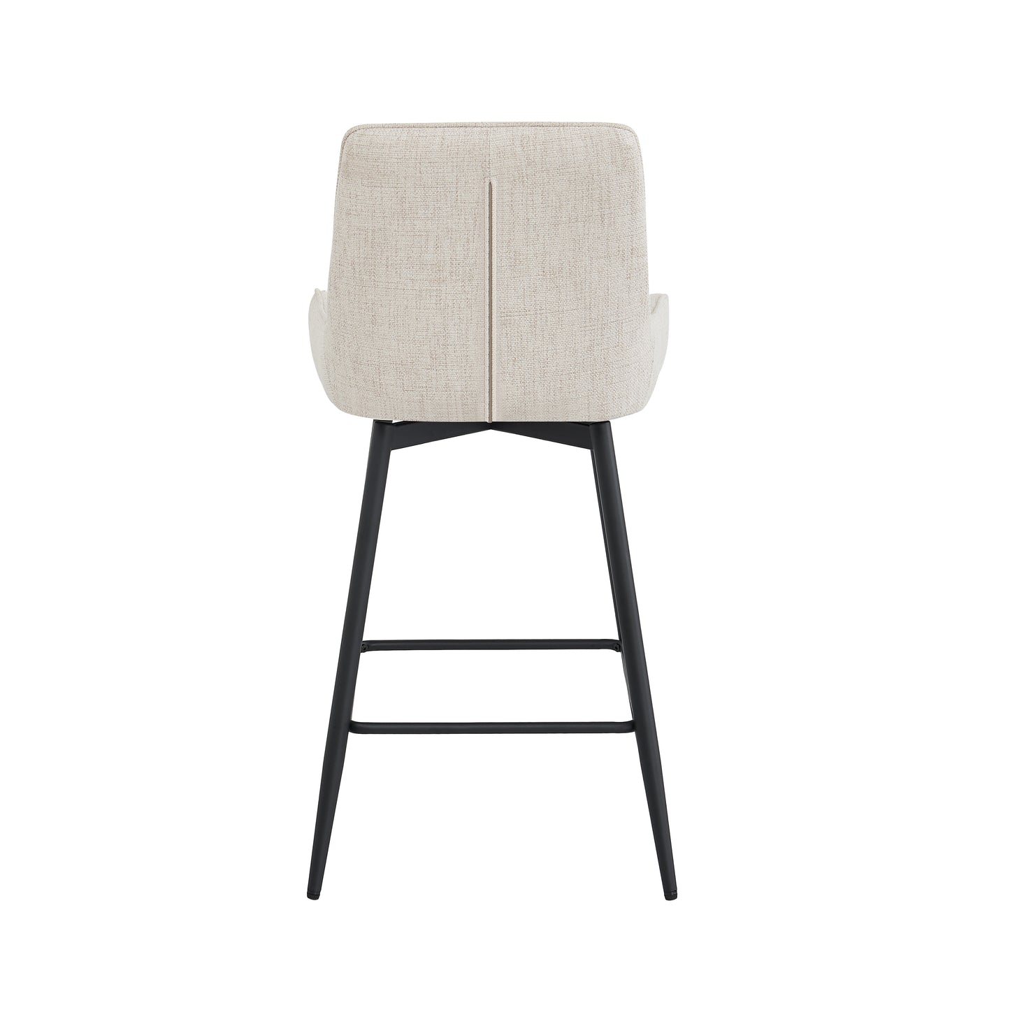 EMMA Swivel Counter Chair GY-COU-1916BK Beige fabric