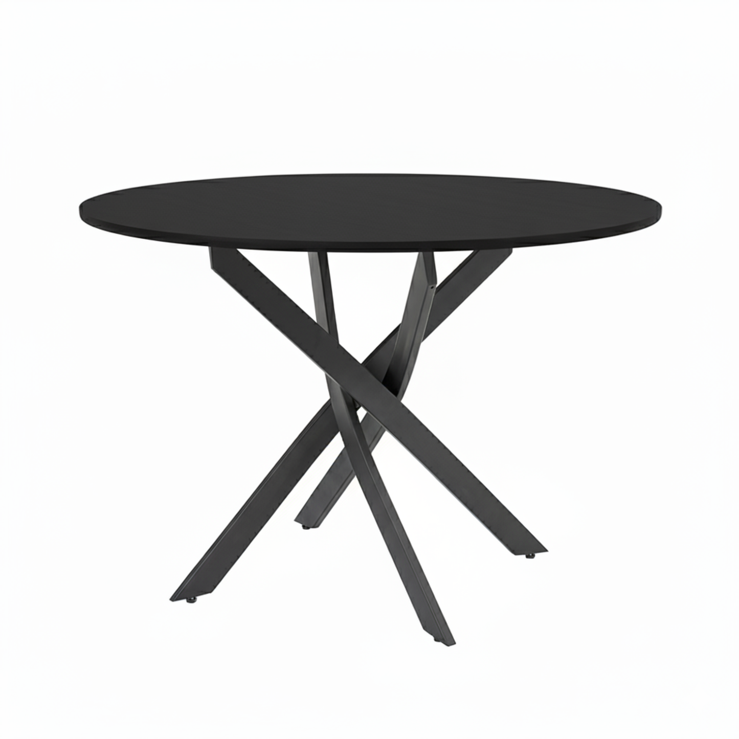CAROL BLACK ASH VENEER wood top DT GY-DT-75BW