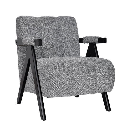 HESTER Accent Chair GY-AC-7250A1 grey fabric