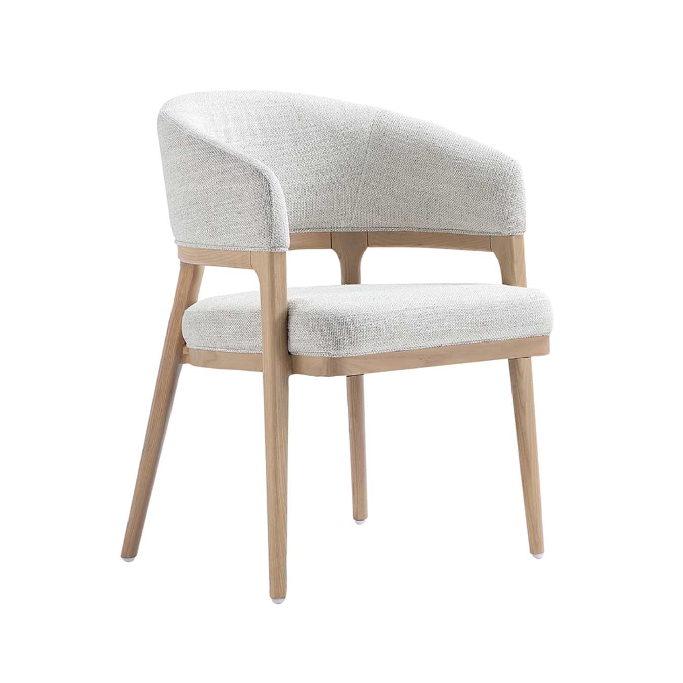 ERICA DINING CHAIR GY-DC-8731 light oak legs Brenton color fabric
