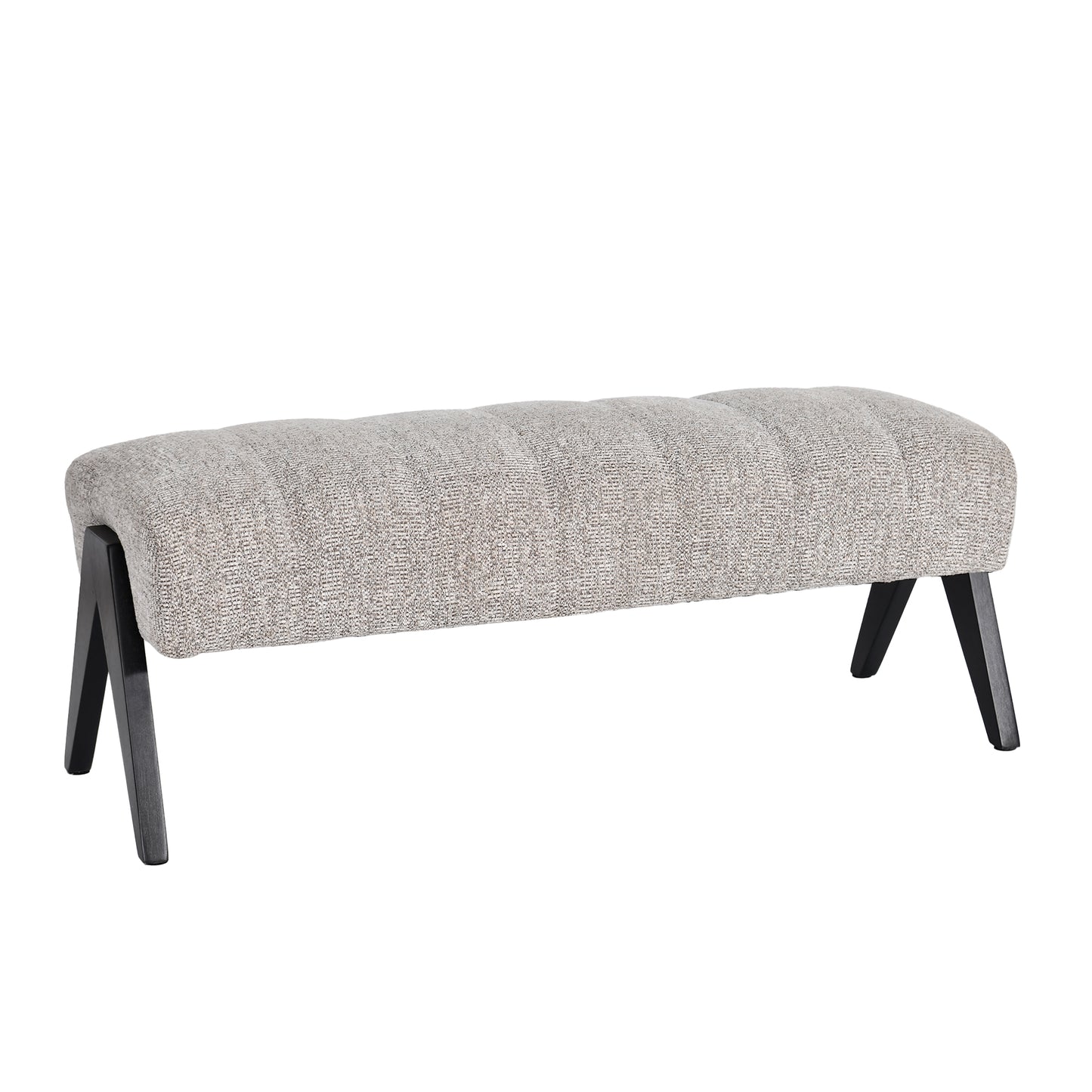 HESTER Bench GY-BEN-9263B1 Light grey fabric