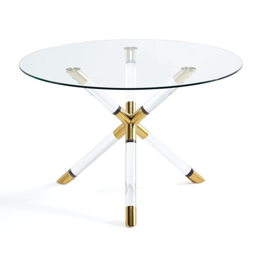 PALOMA DINING TABLE GY-DT-C004 GOLD dia1200*H750mm