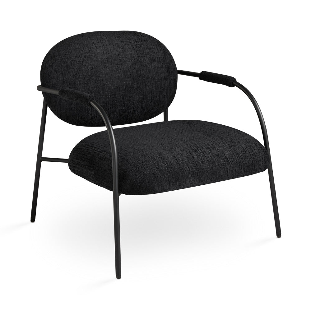 ALVIN CHAIR GY-AC-53031 KANSAS 17 BLACK COLOR BLACK LEG