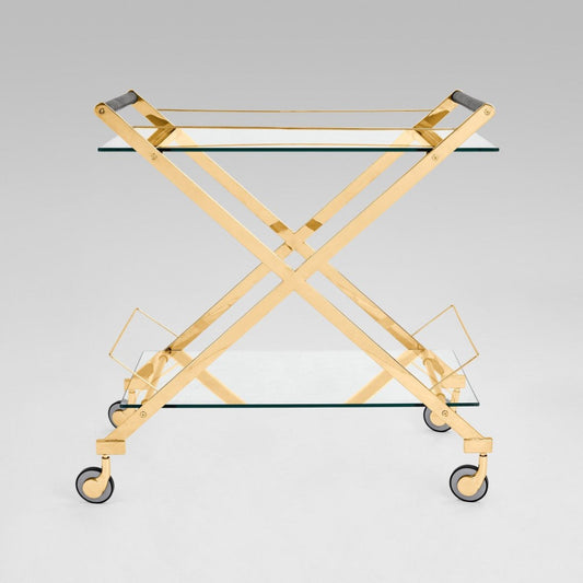 BERMUDA Bar Cart GY-CRT-7919 silver