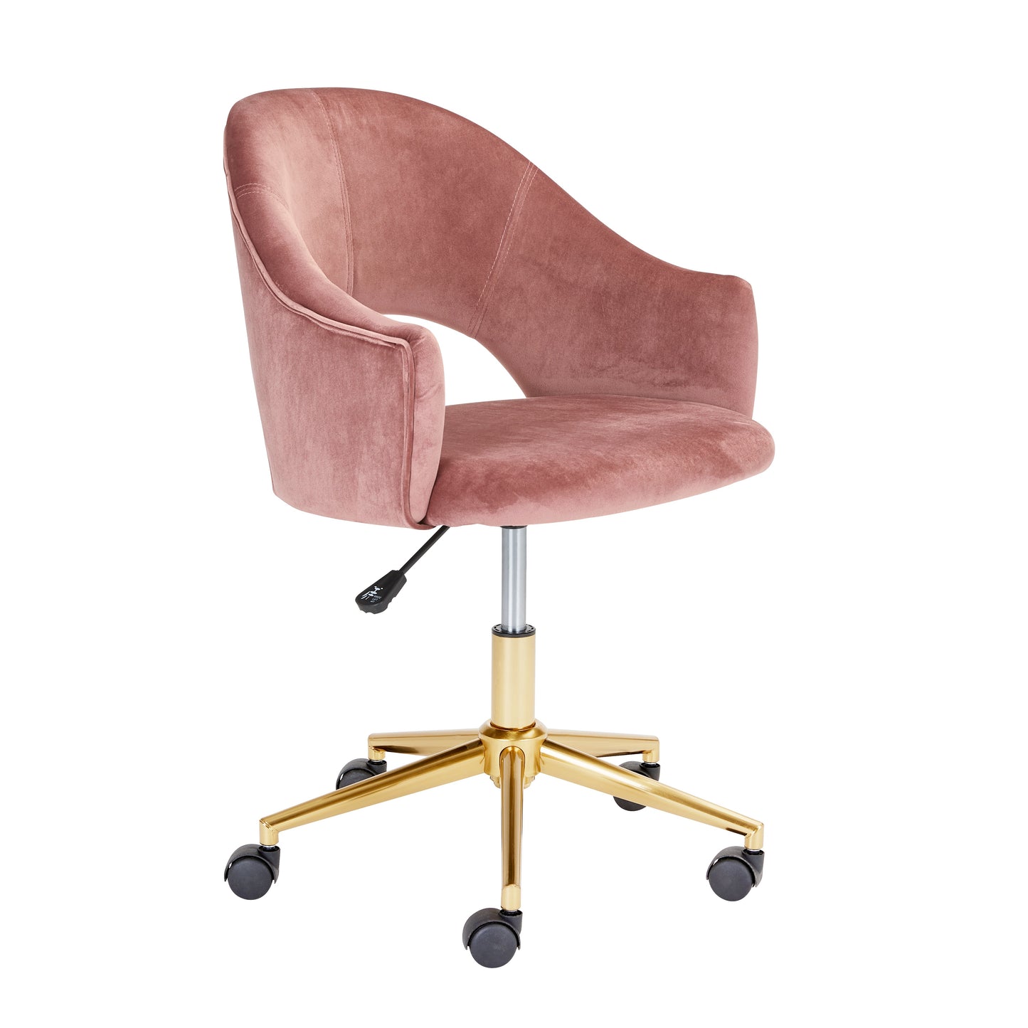 CASTELLE Gold Office Chair GY-5026G White PU