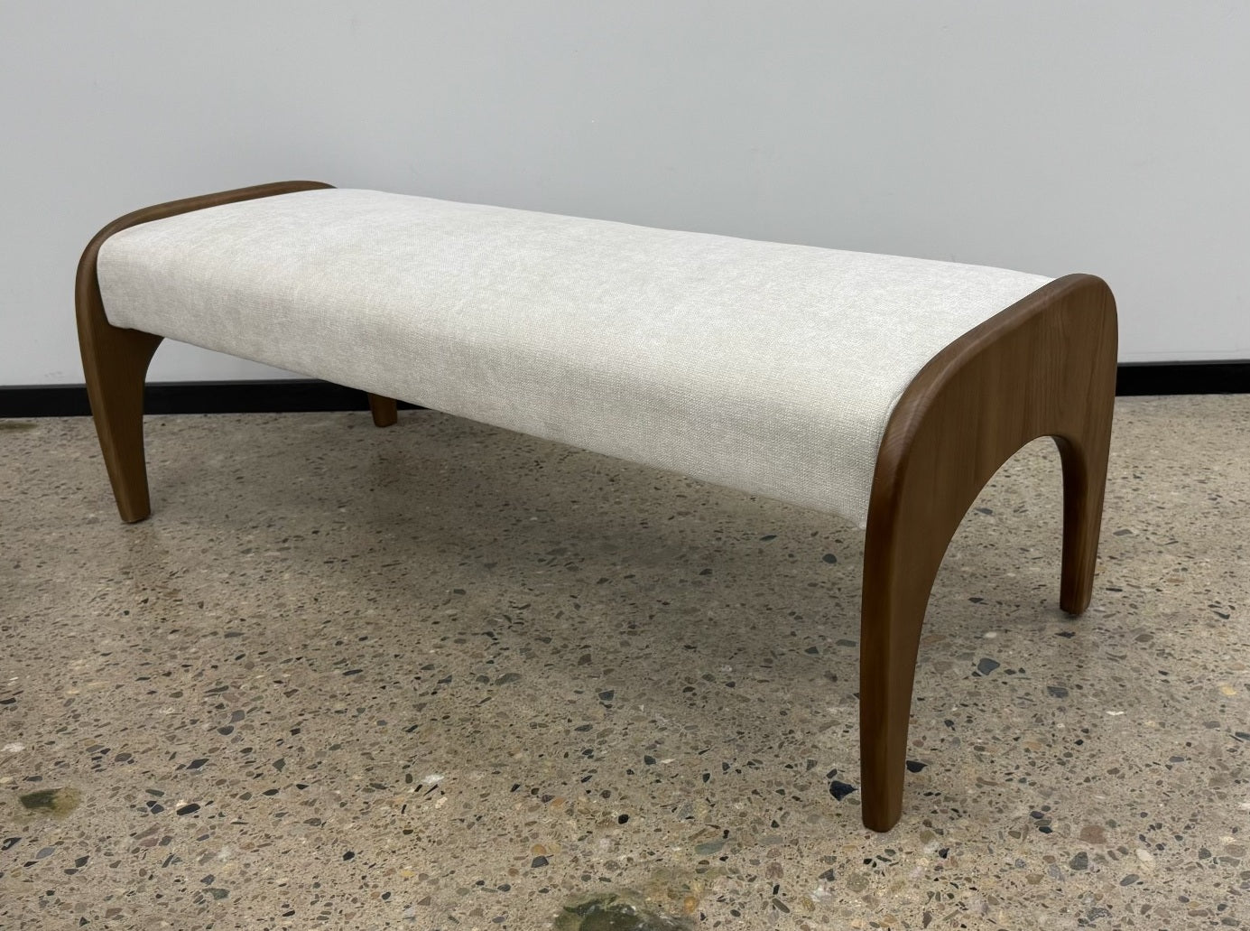 DARSON Bench GY-BEN-2694  Light grey fabric