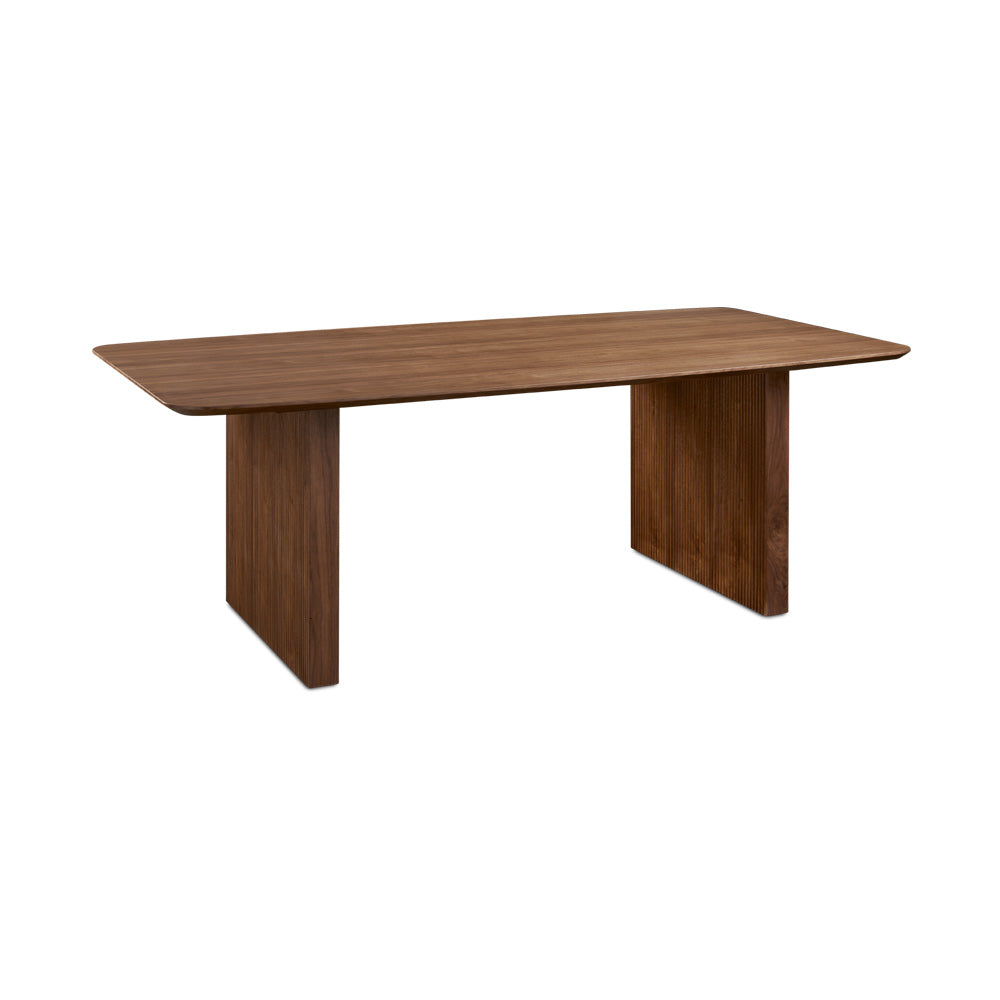 PAULINE DINING TABLE GY-DT-121-6 WALNUT COLOR