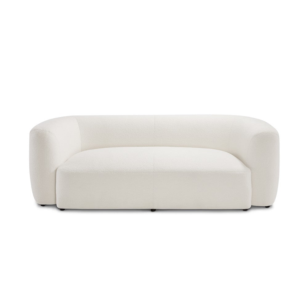 VERONA Sofa GY-SF-8564 New Small White Fur ONE FULL PIECE