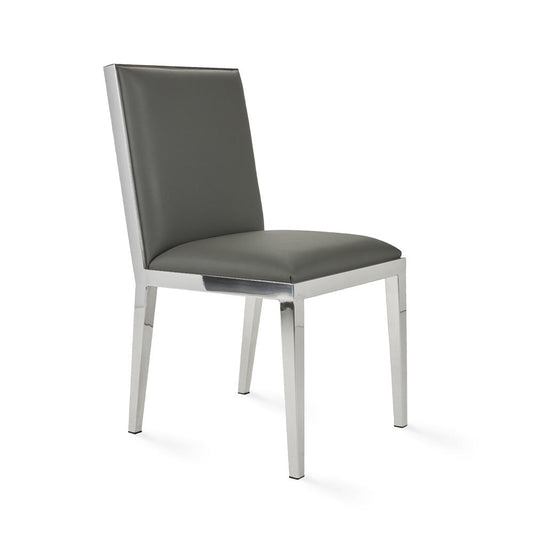 EMARIO HIGH BACK CHAIR GY-DC-7778HB DRK GREY LEATHERETTE