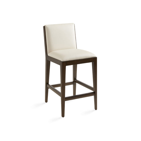 ELOISE Counter Chair GY-COU-C1700 Aspen Taupe PU wood legs