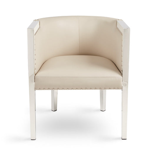 ELVIS Accent Chair GY-AC-7988 Stainless Steel legs Charcoal Velvet