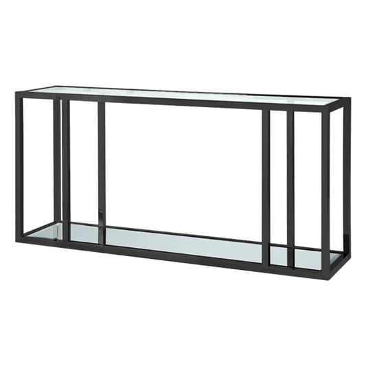 CASPIAN Black Console Table GY-CST-8206BK BLACK METAL