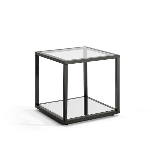 CASPIAN Black End Table GY-ET-8206BKBLACK METAL
