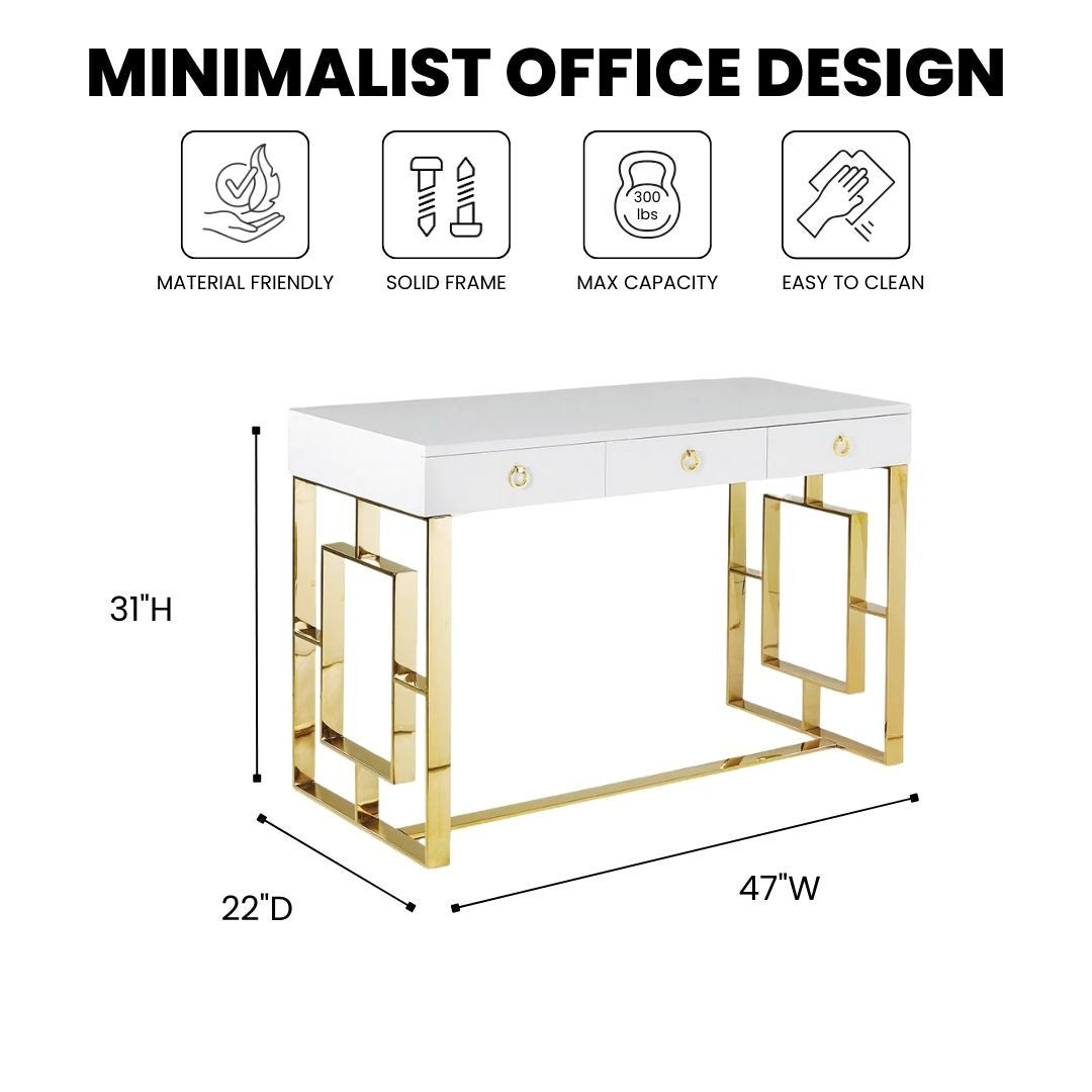 BACCARAT Wood Top Desk GY-DE-7948