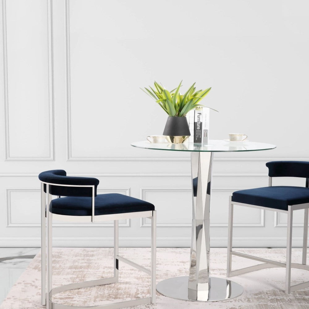 CORONA COUNTER CHAIR GY-COU-8216 White Aspen