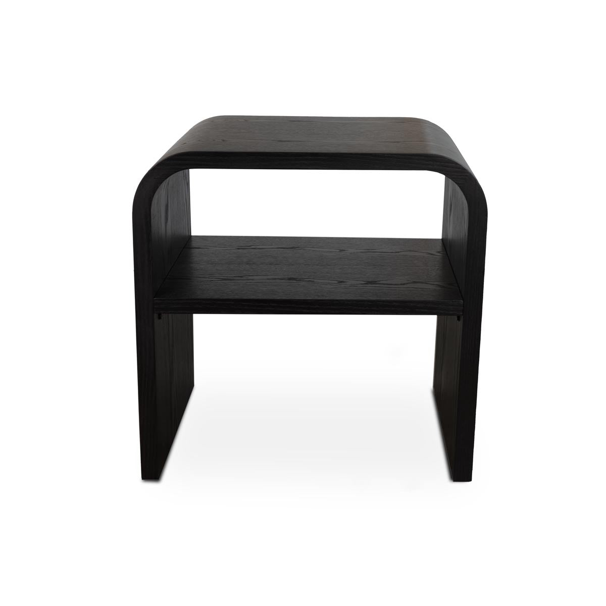 JEFFREY End Table GY-ET-CC01 Black Ash veneer finish
