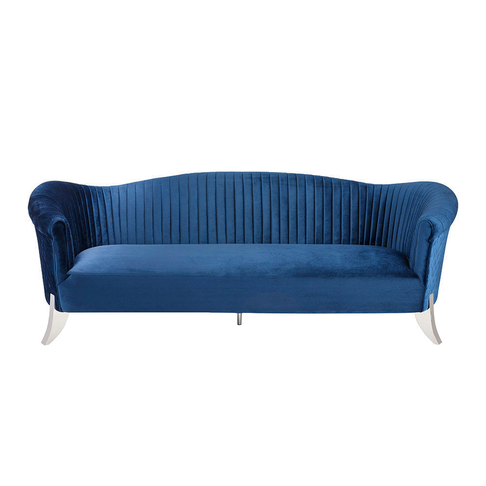 HALLAM Sofa GY-SF-8198 BLUE VELVET