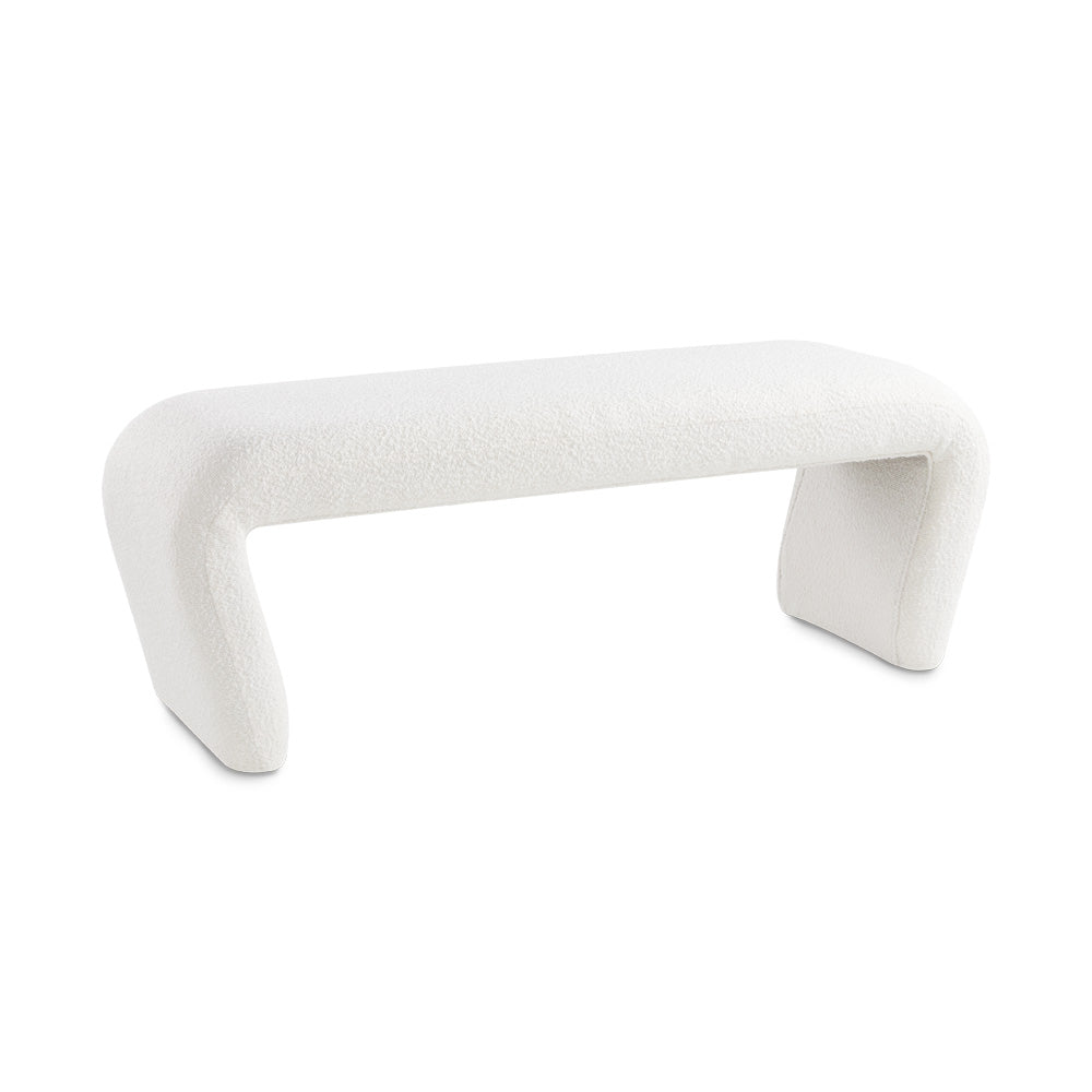 MADE IN CANADA BENCH GY-BEN-8718 WHITE BOUCLE