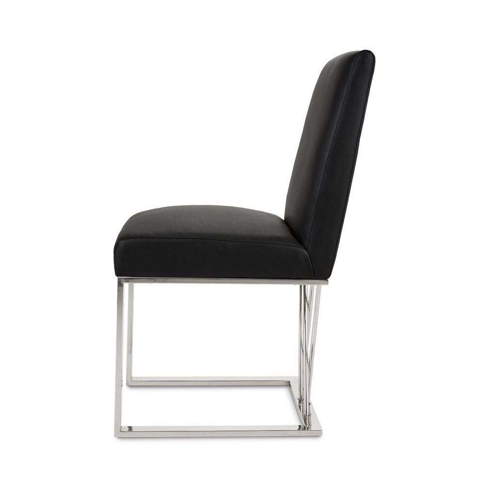 MARTINI Dining Chair GY-DC-8101 White Aspen Stainless steel Frame,