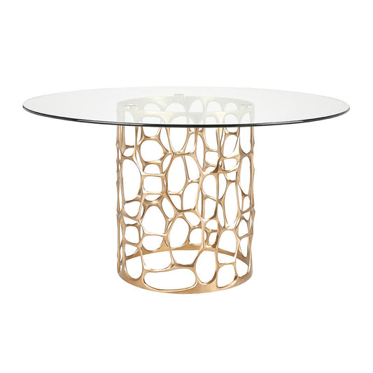 Mario dining table gold
