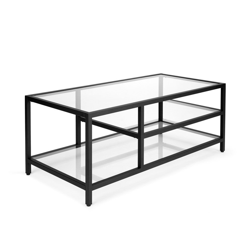 MILEY BIG Coffee Table GY-CT-6459BK Black metal Big size
