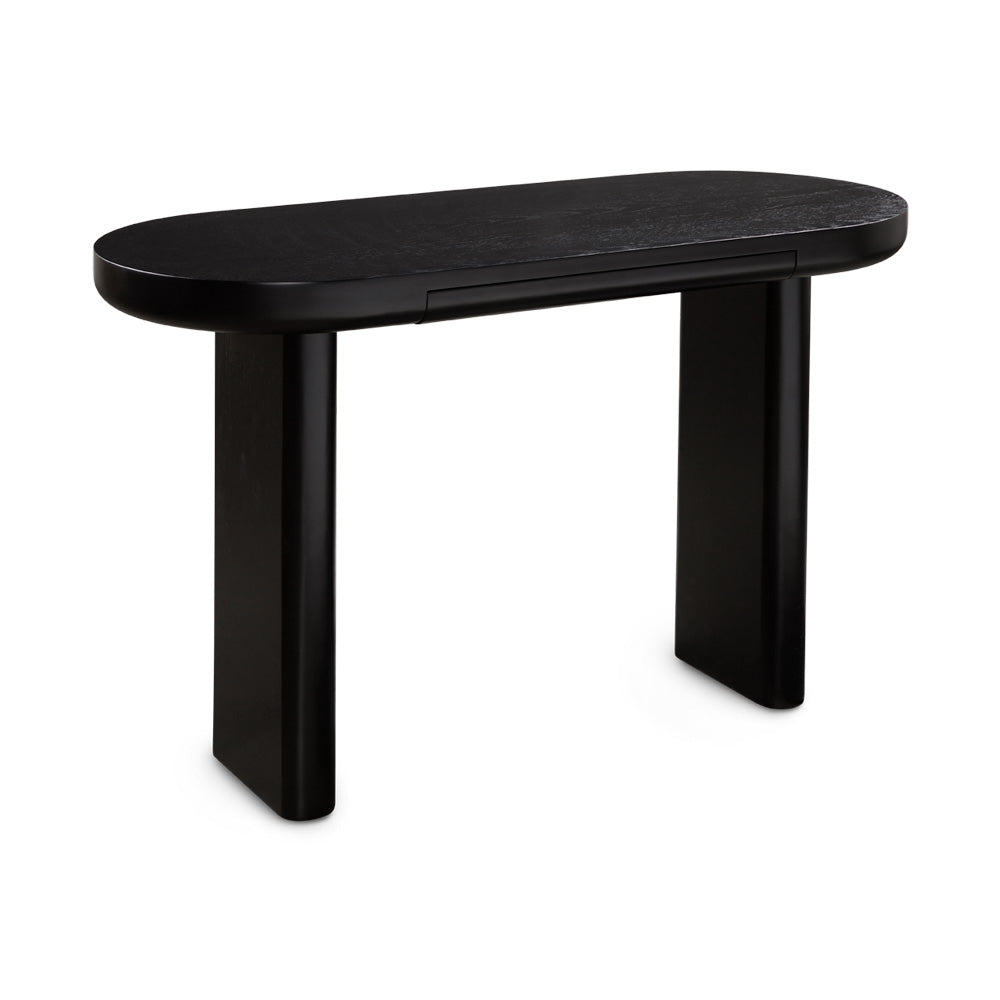 EDGAR Console Table GY-CST-006 black wood - with drawer