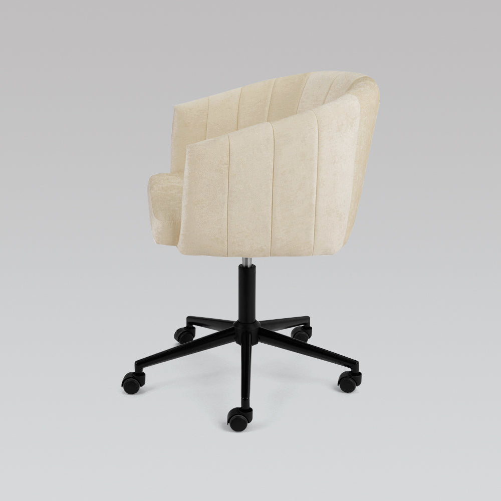 LUSITA OFFICE CHAIR GY-OC-810BK
MUSTARD VELVET WITH BLACK LEGS