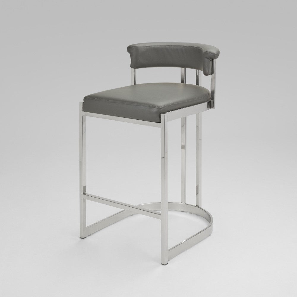 CORONA COUNTER CHAIR GY-COU-8216 Grey Pu
