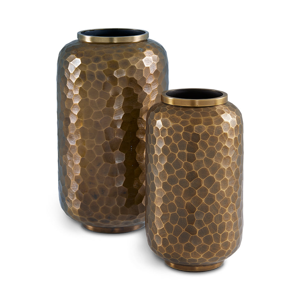 Ethen flower vase XC-1511AG (SET OF 2)