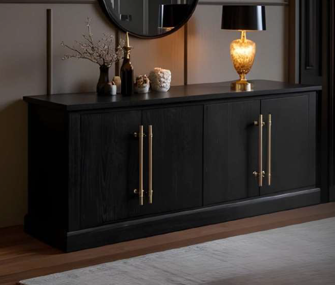 70" ALVIDA SIDEBOARD GY.SB-70 BLACK FINISH