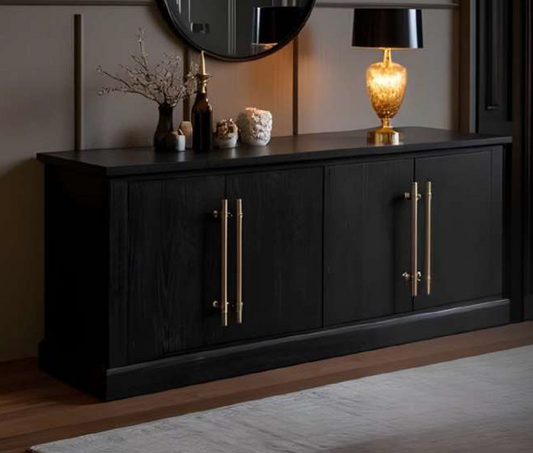 70" ALVIDA SIDEBOARD GY.SB-70 BLACK FINISH