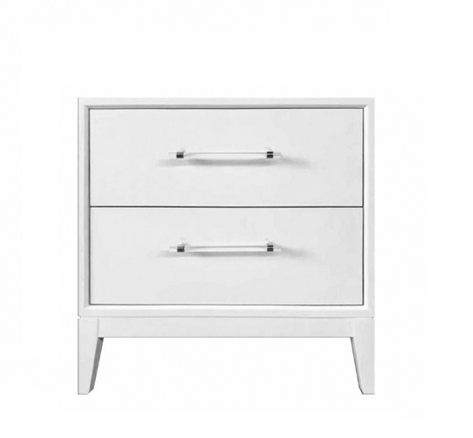 BLANCA NIGHT STAND CONDO SIZE W/2 DRAWERS