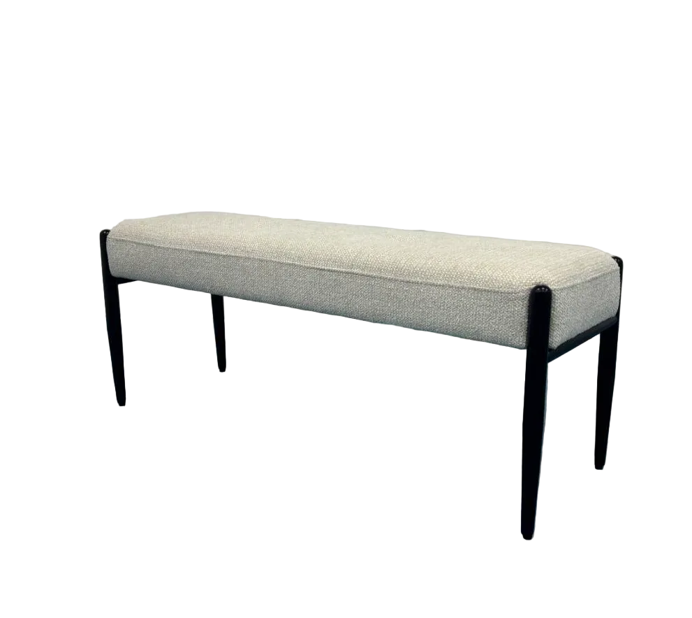 40" CHATEAU Bench GY-BEN-6037S Ivory fabric color