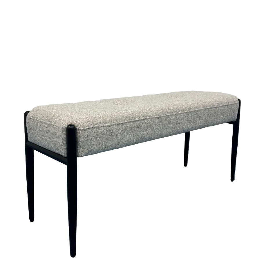 40" CHATEAU Bench GY-BEN-6037S Oatmeal fabric color