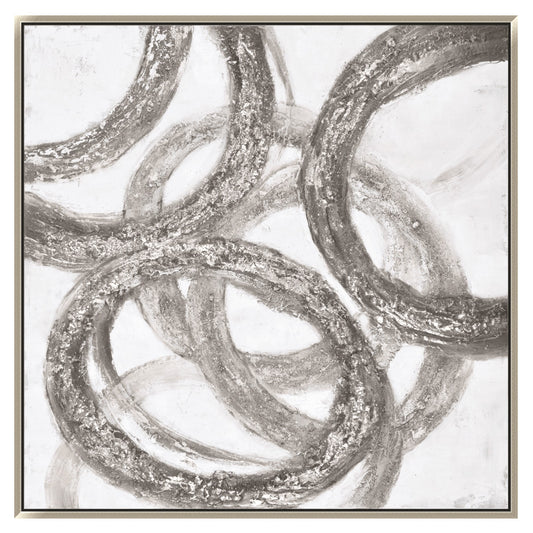 Wall Hanging XC-6655B-1 Silver 100X100cm